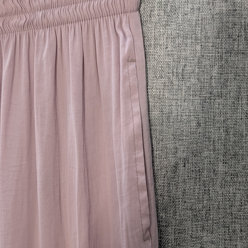 Silky Zara Lavender Palazzo Pant, Size Small - Picture 3 of 7